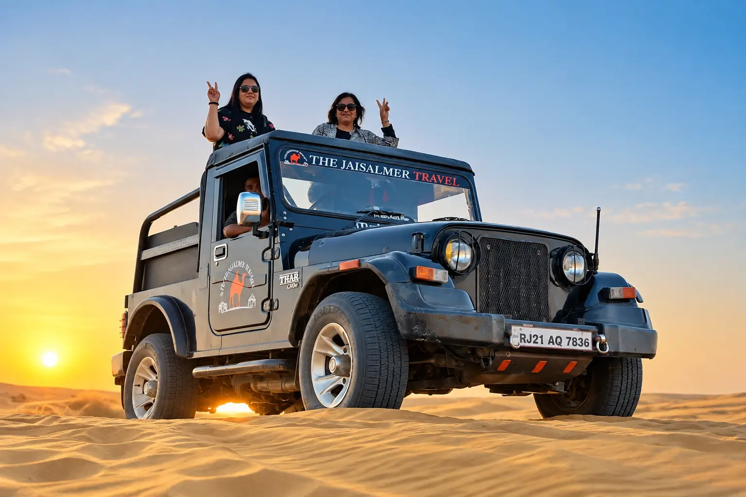 Jeep Safari in the Jaisalmer Thar Desert